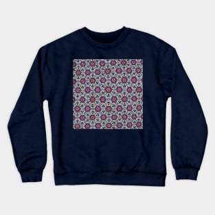 Honey Bees and Honeycomb Purple Crewneck Sweatshirt